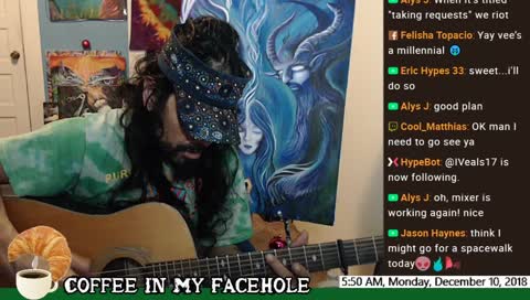 coffee in my facehole #guitar