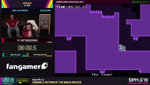 Auto scroller death warp