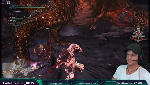 [GER/PC] Der Monsterhunter Channel #1 kommt ran zum reden oder mischt mit auf gehts Befehl  !ID für die Sitzungs id