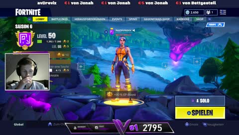 Chillig Solos | 2800+ 🏆 | 9,4 KD / 36600 Kills