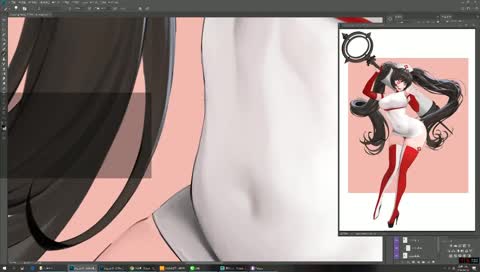 밤비님 조공짤 그리는 육덕그림방송