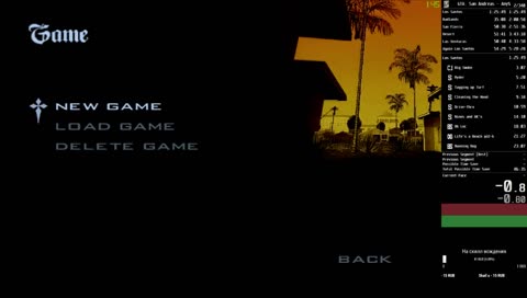 Speedrun GTA San Andreas Any%. Саб 5? [Only RUS]