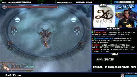 Ys Origins - Tower of doom!!!!