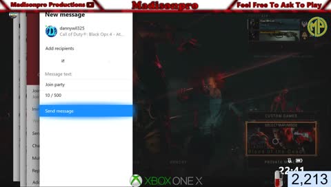 BLOOD OF THE DEAD EASTER EGG WITH FOLLOWERS (XBOXONE X)