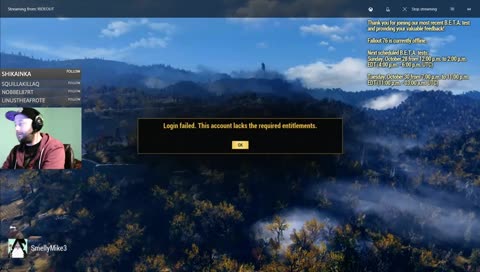 Rerun of Day 3 of Beta.  New live content at 5 PM ET today!  Level 13+