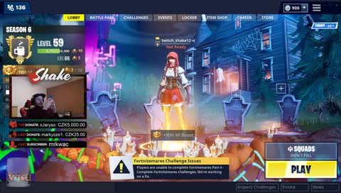 🔴 Úterní profiplay Fortnite🎮 | Kermit 🐸 | 716 WINS 🏆 | TOP 121 CZ 🔴 13 subs 🥤 !ohnivak 🔥 !giveaway 💲