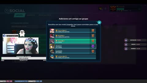 Bina - QUE OS JOGOS COMECEM!! !comandos !loots