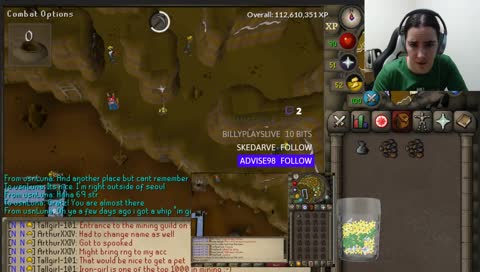 Giveaway: 500K on Friday 99 Mining on Sunday  !runite | 97.5/99 MLM-ing  | !sr is on btw  :-)  Just Chillin'!!!!
