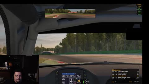 iracing streaming from my camper. 1st race in a long time im gonna use baseline setup,