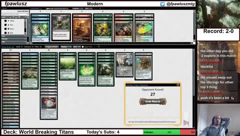 Modern - Breaking the World with Titans !deck !youtube !twitter !discord !donations