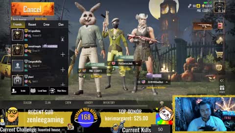 PUBG HALLOWEEN! | DBL PTS WEDNESDAY
