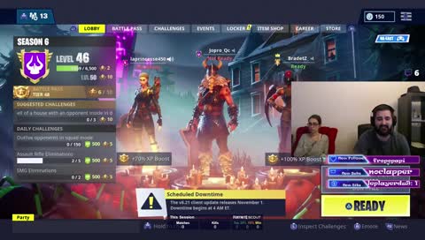 PS4Pro/QC/FR Fortnite et Joyeuse Halloween!!!!
