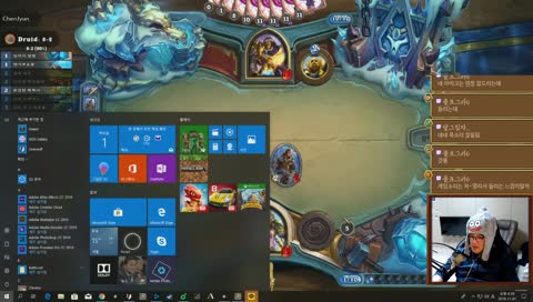 새로운 시즌 랭커 달려보자~ 하스스톤 투기장 쓰랄형