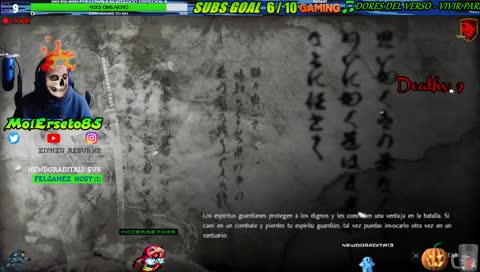 [ESP] 👹EL CAMINO DEL SAMURAI 👹 #2  DEATHS COUNTER. SORTEO FOLLOWERS OCTUBRE !!