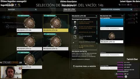 Warframe - farmeando niveles
