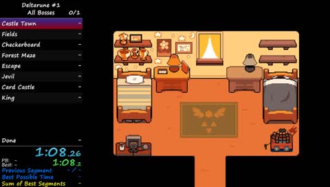 Deltarune: All Bosses Speedrun (beat Jevil)