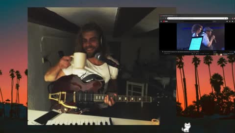 guitar, tea, chill