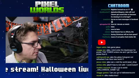 Happy Halloween!! [Pixel Worlds Live Stream]