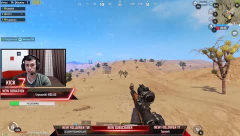 Hoje tem PUBG - MOBILE PC , Jogo ta Filé !comandos