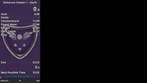 Deltarune Chapter 1 Any% Speedrun | !discord !giveaway