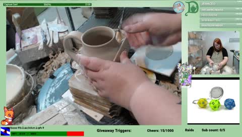 Making mugs, tagging and handles, singing and more!