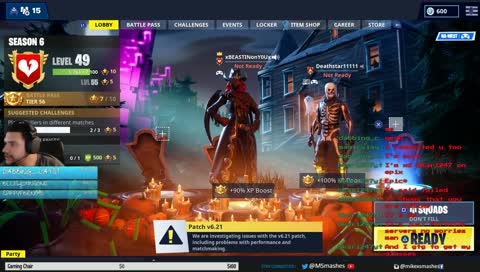 New Streamer PS4/Nintendo Switch Fortnite Fun Lets Squad Up :)
