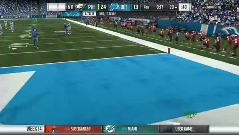 #3 Eagles @ #4 Lions