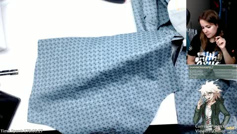 [Cosplay] Nagito Komaeda - Danganronpa // Working on the jacket! // new !bookclub book