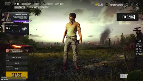 #T7SG Frame Drop Stream - PUBG Solos - The Chill PUBG stream.