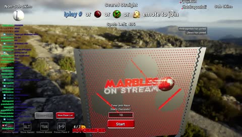 When we hit 7 viewers, I will start the marble game
