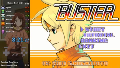 Buster speedruns