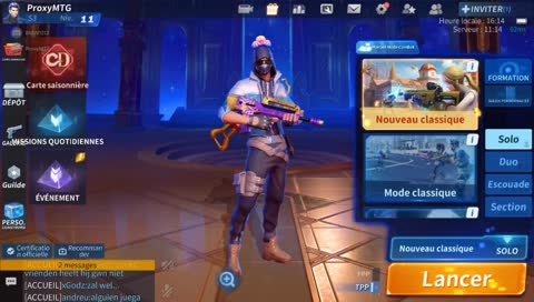 live sur un jeux comme fortnite 