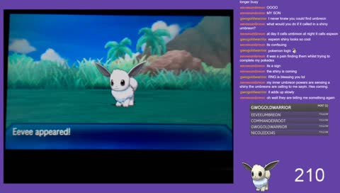 Shiny Hunting Eevee! Come Hangout!