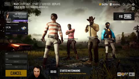 First Stream: Pubg duos/squads