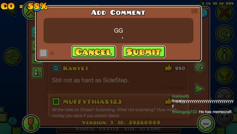 [Insane Demon] Fearless 94% (200 Demons)