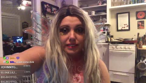 Fairy and Pig on a Friday night. 