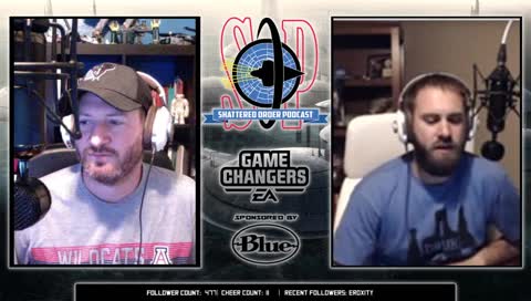 [Hold on to your Helmets!] Join us for the live streaming of Shattered Order Podcast: Episode 122!