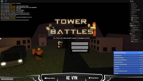 Helping people finish the halloween even on tower battles | 900 Robux Giveaway