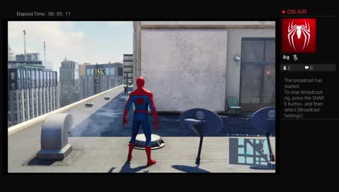 Spider-Man PS4 freeroam