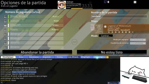 Prueba de osu en multi :D