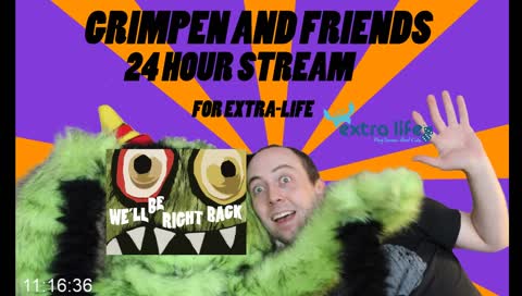 Its Extra Life on Grimpen and Friends! 24 hours of videogame stupidity from two dolts and some guests! All for the sick kids!