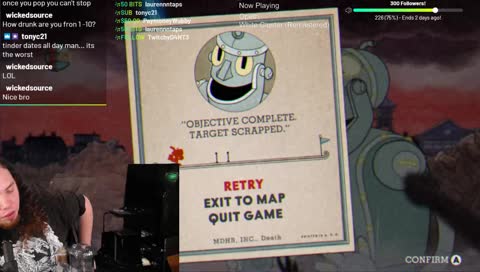 Drunk stream!! Come have a drink with me! | Media Sharing $2 min | Guitar | Cuphead? 