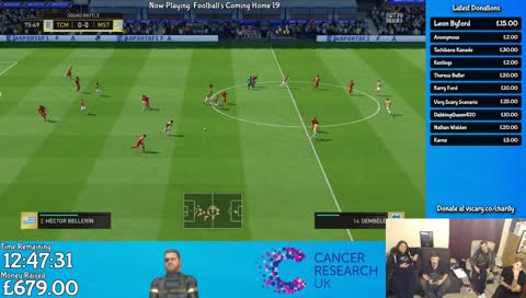 Streaming for 26 or more hours! Please donate at vscary.co/charity if you can!