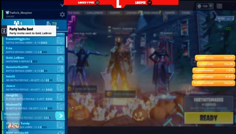 Just Playing fortnight tonight! l Trying to Improve Stream. (: l Trying to find a new colab partner!