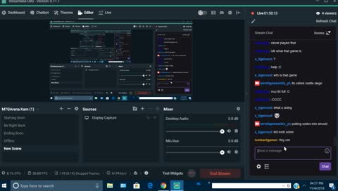 First twitch stream ever! (roblox)