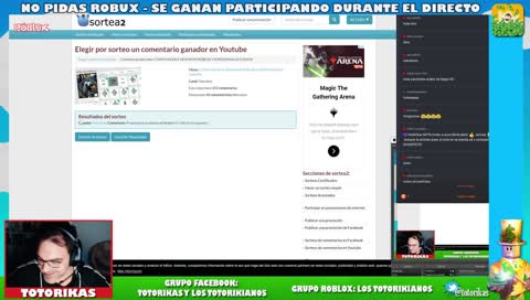 DOMINGO TOTORIKIANO - ROBLOX, ROBUX, CUENTA VENOM, SALUDOS Y PROMO CANALES