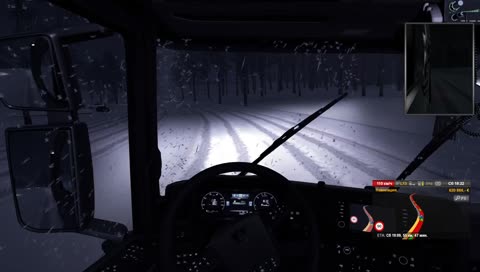 ETS 2 Зима Юг и Центр России
На руле и механике G25 Logitech