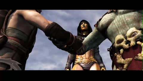 We pass story in Mortal Kombat X