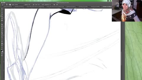 Scottish Arab n00blet figuring out how to art stream 