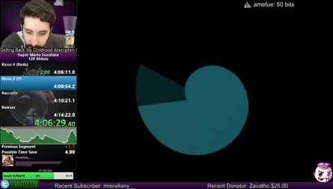[!bitwar] Super Mario Sunshine 120 Shines Speedrun